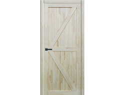Деревянная дверь из неокрашенной сосны АМБ