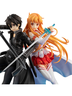 Фигурка 1/7 Асуна и Кирито (Asuna, Kirito SAO 10th Anniversary)