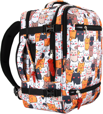 Рюкзак Сумка Чемодан ручная кладь 40x30x20 Optimum Wizz Air RL, котики