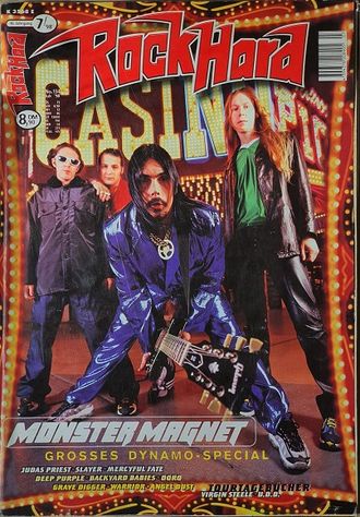 Rock Hard Magazine July 1998 Monster Magnet, Slayer, Иностранные музыкальные журналы, Intpressshop