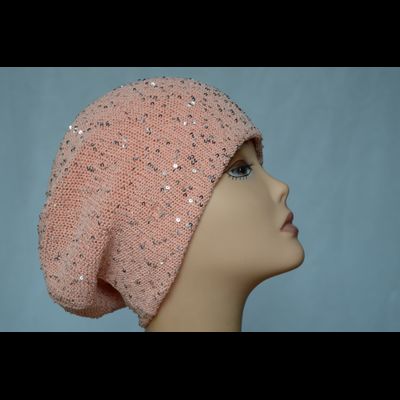 Весенний берет женский Vizio Италия S A 4 персиковый