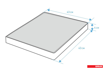 Брусчатка "ДЕРЕВЯШКИ", бетон, цв.Бежевый, 430*430*38 мм (14,8кг/шт)