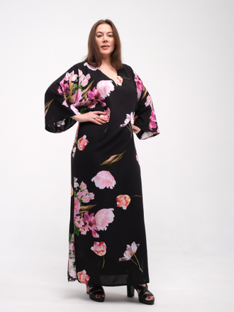 Платье МОНАКО  (черный цвет) 52 размер