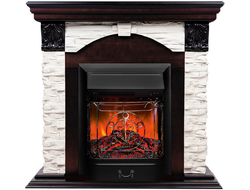 Электрокамин Dublin Lux AO с очагом Majestic