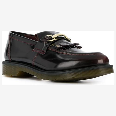 Туфли Dr Martens с пряжкой CHERRY RED красные