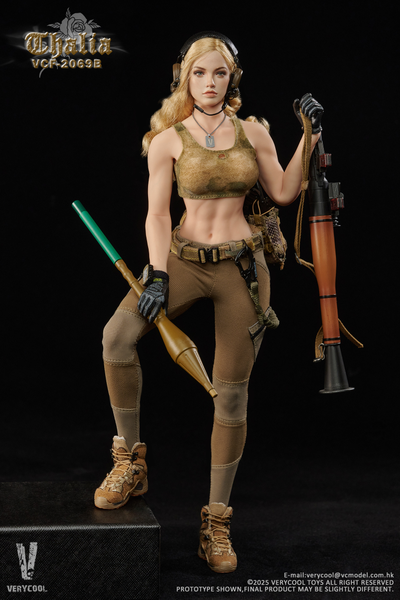 ПРЕДЗАКАЗ - Боевая подруга Талия - Коллекционная фигурка 1/6  Desert Female Soldier Thalia Blonde Hair (VCF-2069B) - VERYCOOL ?ЦЕНА: 25900 РУБ.?