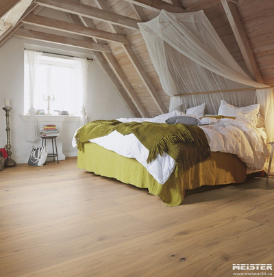 Паркетная доска Meister Дуб Витал Россфельдальм 8836 в интерьере