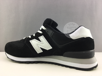 New Balance 574 черные большие (49) Арт. 007М