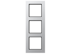 Jung AC583AL рамка 3 пост, цвет алюминий