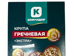 гречка, командор, пакетики, для, варки, крупа, гречневая, красноярск, купить, оптом, ядрица, пакетик