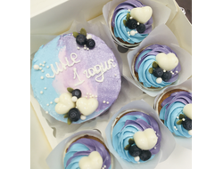 Набор бенто торт и капкейки