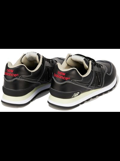 New Balance 574 Fur Black Leather
