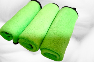 Полотенце из микрофибры, размер 30х30 см, количество 3 шт (третье полотенце в подарок!!!), цвет салатовый