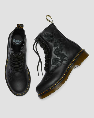 Dr. Martens 1460 Vonda Mono Black Softy Floral