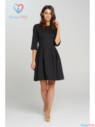 ПЛАТЬЕ медицинское Dr.Super "Happy" черное