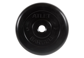 Диск обрезиненный MB Barbell Atlet, диаметр 31 мм, вес 1,25 - 25 кг