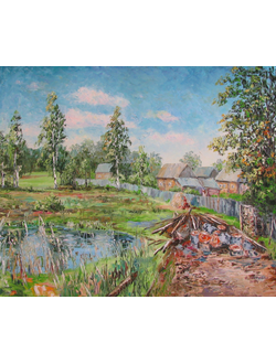 Пейзаж Дрова из леса Круглова Светлана