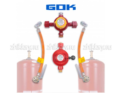 Газобаллонная установка GOK для 2 металлических баллонов