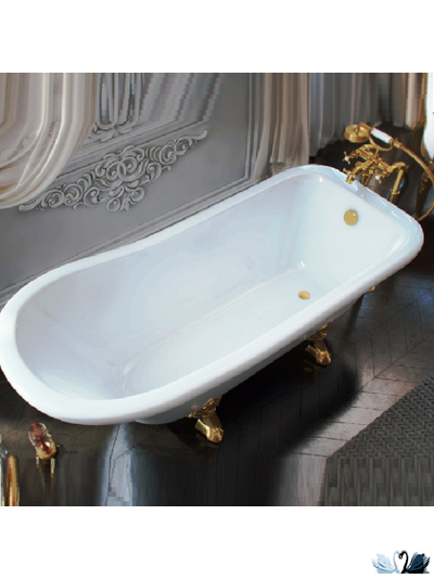 Ванна Эстет Царская 170 x 73 см отдельностоящая каменная