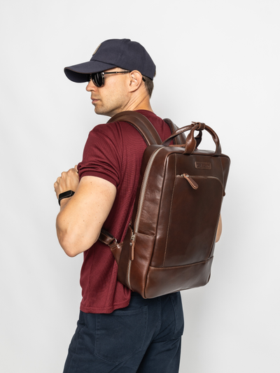 Кожаный рюкзак Viterbo Premium brown (арт. 3111-53)