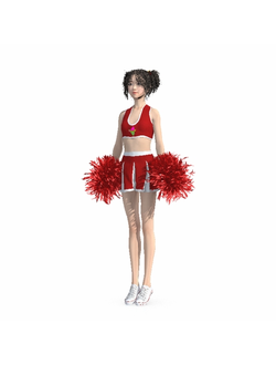 балерины Девушка из группы поддержки Truong Art 2