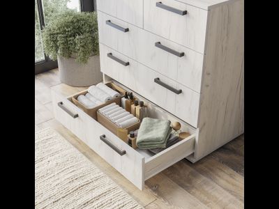 Комод Стандарт 1 (800*1020*460мм), дуб крафт белый