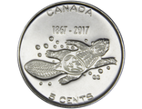 5 центов 150 лет Конфедерации. Канада, 2017 год
