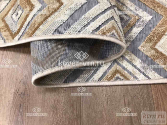 Дорожка ковровая Sigma 6271 gray-beige / ширина 1 м