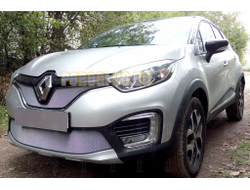 Защита радиатора Renault Kaptur 2016- chrome верх