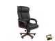 Офисное кресло Chairman 653 Россия черная нат.кожа/экокожа (мультиблок)