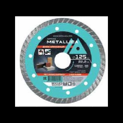 Диск алмазный турбированный METALLICA Optima 180x22,2 мм, H=7 мм по камню, кирпичу