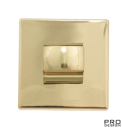 Фиксатор поворотный на квадратном основании Fratelli Cattini WC 8-OLV полированная латунь