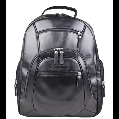 Кожаный рюкзак Gerardo black (арт. 3045-01)