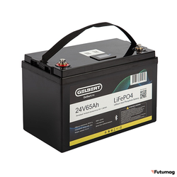 Литиевый тяговый аккумулятор Gelbert LiFePO4 (24V/65Ah/65A/1,560Wh) BT/Display