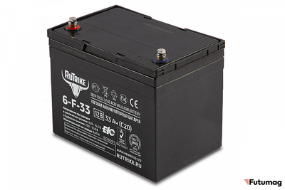 Аккумулятор RuTrike 6-F-33 (12V33A/H C20)