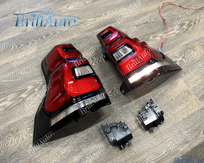 Стопы Toyota Land Cruiser Prado 150 2018+ красные светодиодные