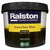 Ralston ExtraTex Mat Суперматовая моющаяся краска.