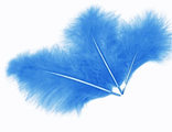 Перья, Премиум, Небесно-голубой, 12-15 см, 30 шт.