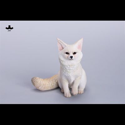 Толстенькая лисичка (белая) - Коллекционная ФИГУРКА 1/6 scale Fox Figurine (JXK241B) - JXK