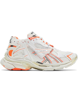 Balenciaga Runner Sneaker Eggshell Neon Orange