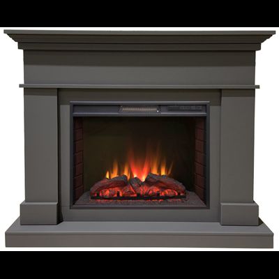 Электрокамин Калифорния GR с очагом Sparta 25.5 LED