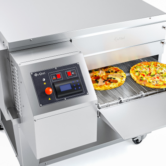 Конвейерная печь для пиццы ПЭК-600 с дверцей