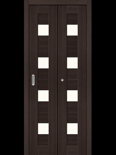 Дверь складная книжка Браво 23 венге эко шпон