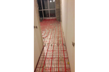 Контур водяного теплого пола в квартире