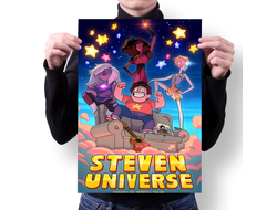 Плакат "Вселенная Стивена, Steven Universe" №7