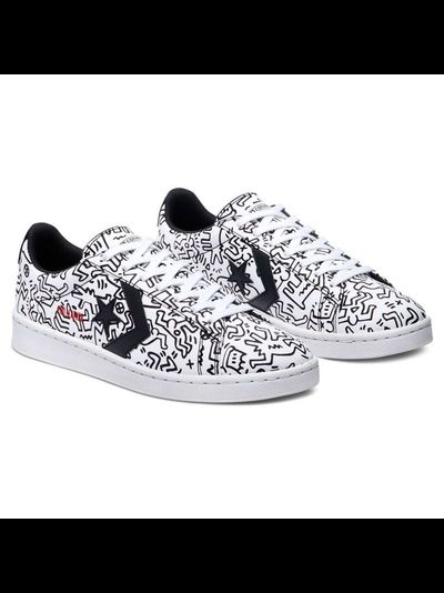 Кеды Converse x Keith Haring One Star Pro кожаные белые низкие
