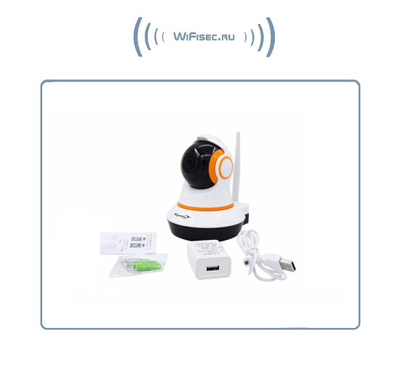 Zjuxin. Видеоняня моторизированная WiFi/LAN видеокамера с DVR, HD 960р (icSee)