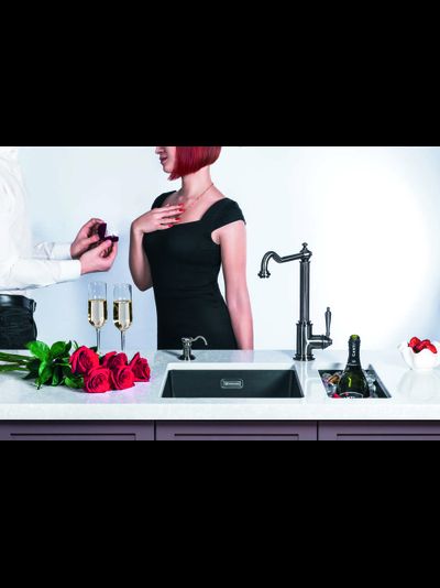 МОЙКА OMOIKIRI KATA 40-U BL