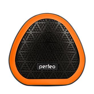Perfeo Bluetooth-колонка «TRIANGLE» FM, MP3 microSD, AUX, TWS, мощность 6Вт, 800mAh, черная/оранжевая