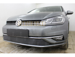 Защита радиатора Volkswagen Golf VII 2017- black